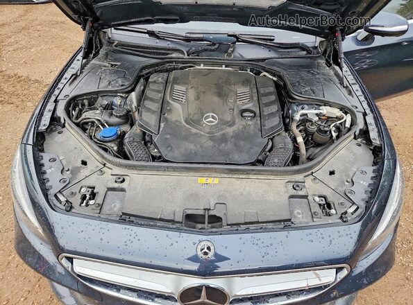 WDDXK8DB4KA037302 2019 MERCEDES-BENZ S Blue Вид задньої частини салону