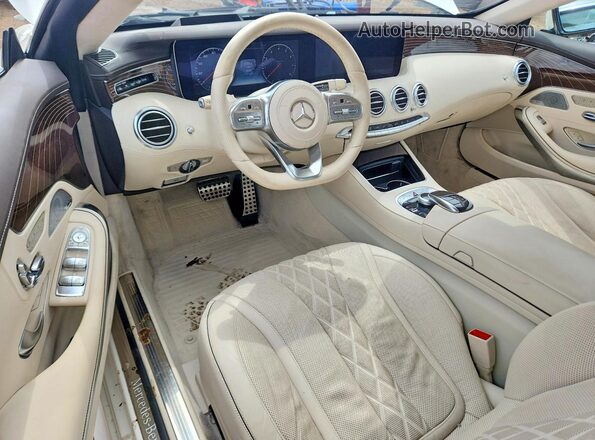 WDDXK8DB5KA035803 2019 MERCEDES-BENZ S White Widok deski rozdzielczej