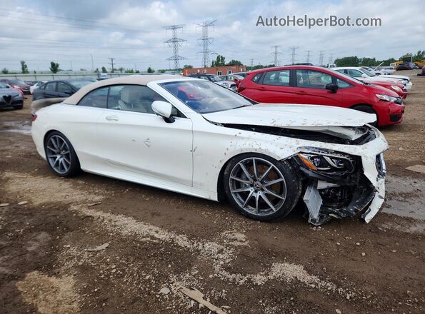 WDDXK8DB5KA035803 2019 MERCEDES-BENZ S White Przód prawy