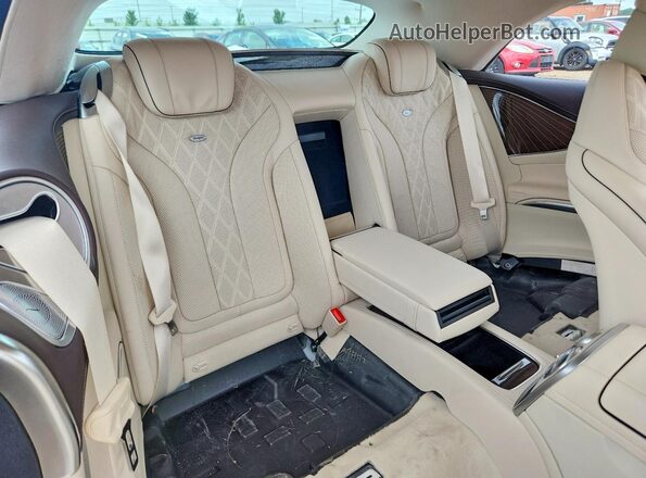WDDXK8DB5KA035803 2019 MERCEDES-BENZ S White Widok tylnych siedzeń