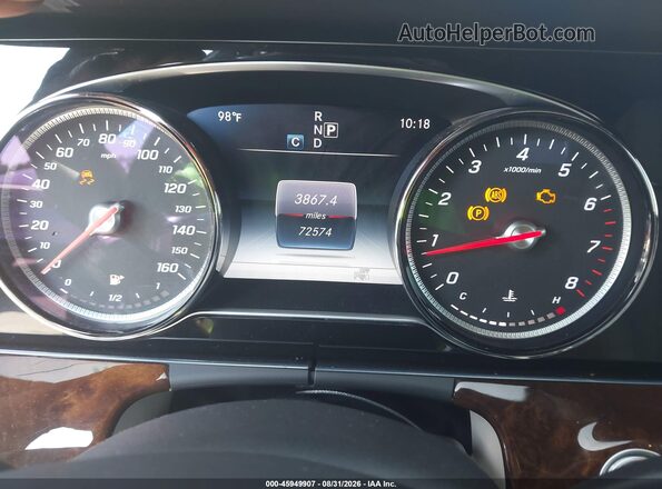 WDDZF4JB0HA035615 2017 MERCEDES-BENZ E-CLASS Blue Vista de los asientos traseros