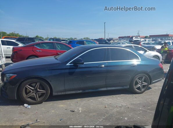 WDDZF4JB0HA035615 2017 MERCEDES-BENZ E-CLASS Blue Vista interior trasera