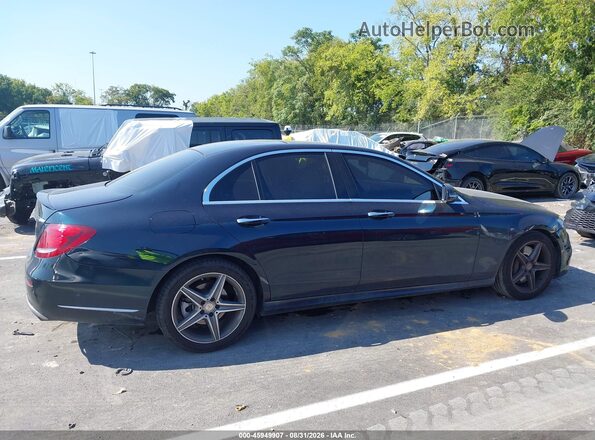 WDDZF4JB0HA035615 2017 MERCEDES-BENZ E-CLASS Blue Vista del cuadro de instrumentos