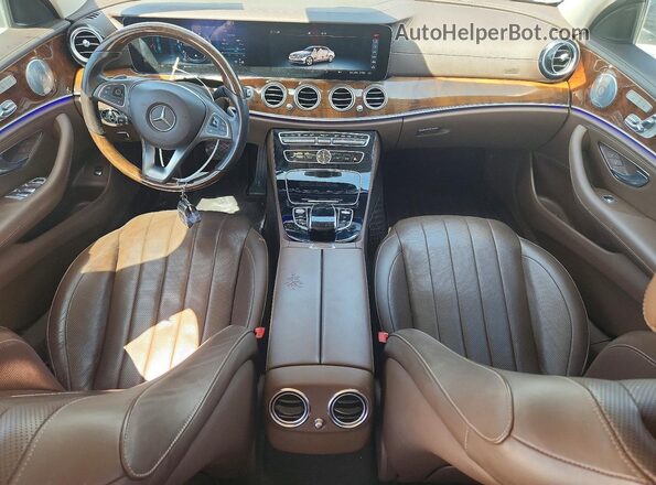 WDDZF4JB0HA205844 2017 MERCEDES-BENZ E Black Вид панелі приладів