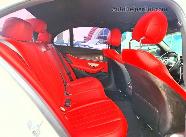 WDDZF4JB0HA240769 2017 MERCEDES-BENZ E Белый Вид задних сидений