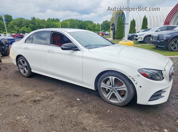 WDDZF4JB0HA240769 2017 MERCEDES-BENZ E Белый Передняя правая четверть