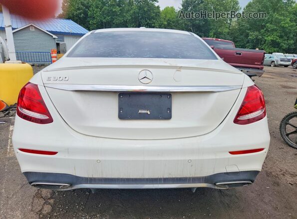 WDDZF4JB0HA240769 2017 MERCEDES-BENZ E Белый Вид сзади