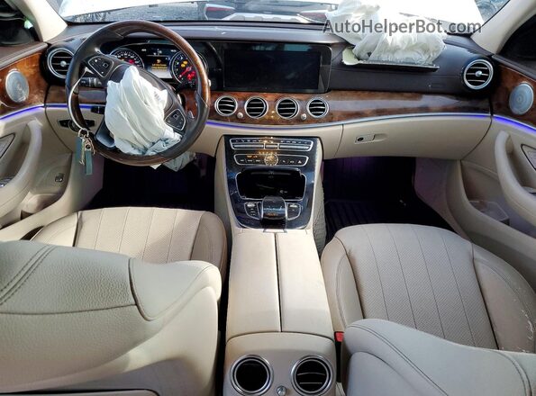 WDDZF4JB0JA381377 2018 MERCEDES-BENZ E White Вид панелі приладів