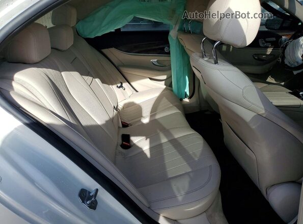WDDZF4JB0JA381377 2018 MERCEDES-BENZ E White Вид задніх сидінь