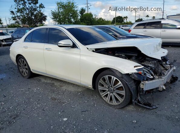 WDDZF4JB0JA381377 2018 MERCEDES-BENZ E White Передня права чверть