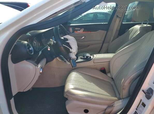 WDDZF4JB0JA381377 2018 MERCEDES-BENZ E White Вид салону спереду
