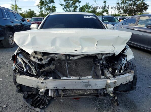 WDDZF4JB0JA381377 2018 MERCEDES-BENZ E White Вид спереду