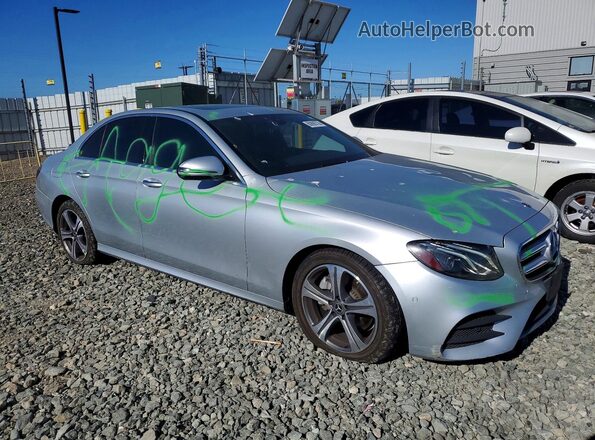 WDDZF4JB0JA458037 2018 MERCEDES-BENZ E Silver Przód prawy