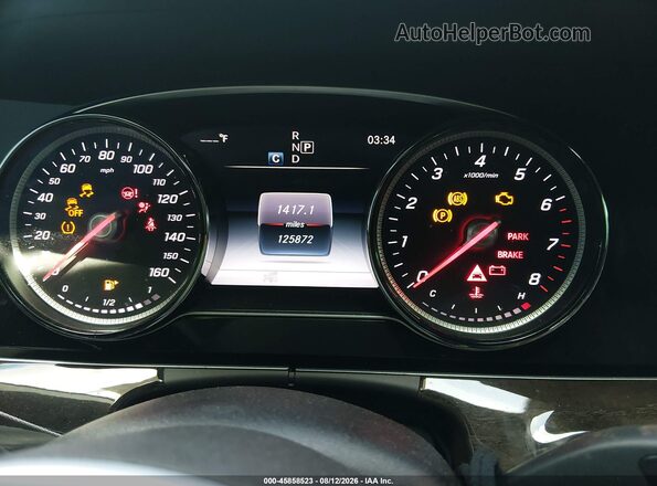 WDDZF4JB0KA508520 2019 MERCEDES-BENZ E-CLASS Белый Вид задних сидений