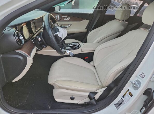 WDDZF4JB1HA007581 2017 MERCEDES-BENZ E White Սալոնի դիմացի տեսք