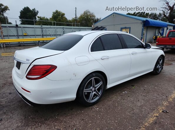 WDDZF4JB1HA007581 2017 MERCEDES-BENZ E White Հետևի աջ