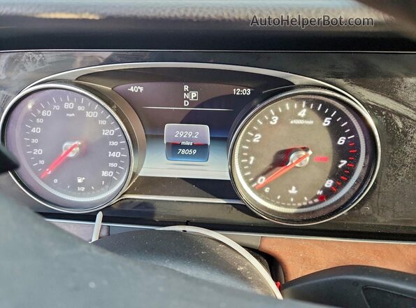 WDDZF4JB1HA007581 2017 MERCEDES-BENZ E White Սարքավորումների վահանակի տեսք