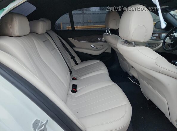 WDDZF4JB1HA007581 2017 MERCEDES-BENZ E White Հետևի նստատեղերի տեսք