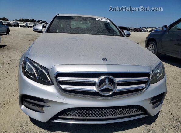 WDDZF4JB1HA158663 2017 MERCEDES-BENZ E Silver Widok z przodu