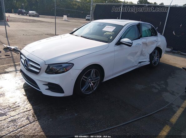 WDDZF4JB1HA204072 2017 MERCEDES-BENZ E-CLASS White Առջևի ձախ երեք քառորդ տեսարան