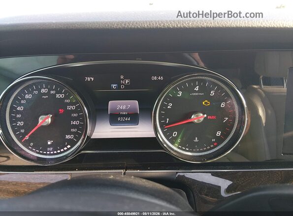 WDDZF4JB1HA204072 2017 MERCEDES-BENZ E-CLASS White Հետևի նստատեղերի տեսք