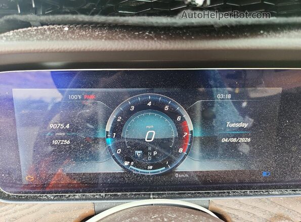 WDDZF4JB1JA344886 2018 MERCEDES-BENZ E Blue ხელსაწყოთა პანელის ხედი