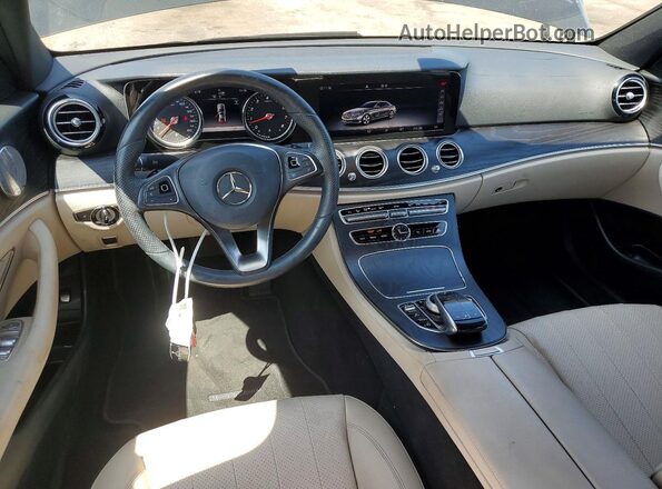 WDDZF4JB1JA355192 2018 MERCEDES-BENZ E Black Առջևի վահանակի տեսք
