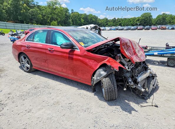 WDDZF4JB2JA302615 2018 MERCEDES-BENZ E Red Przód prawy