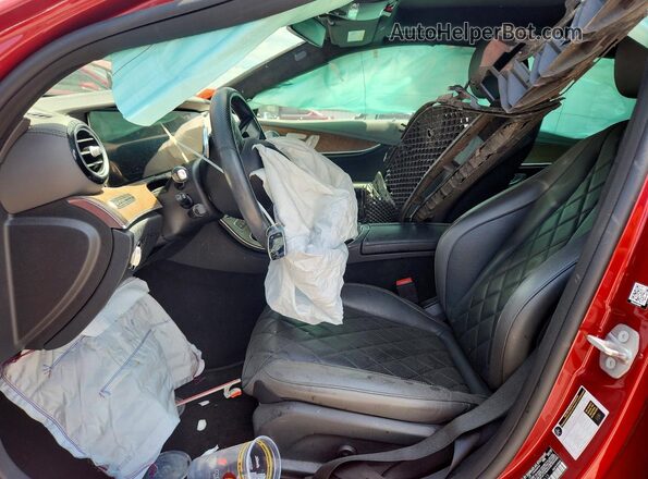 WDDZF4JB2JA302615 2018 MERCEDES-BENZ E Red Widok wnętrza z przodu