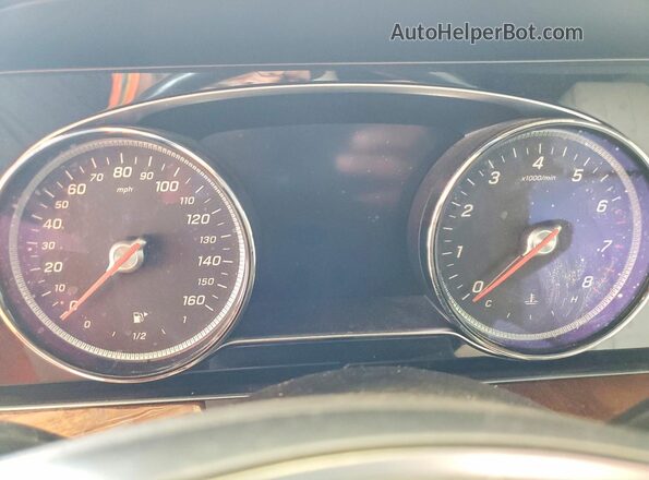 WDDZF4JB3HA049265 2017 MERCEDES-BENZ E White ხელსაწყოთა პანელის ხედი