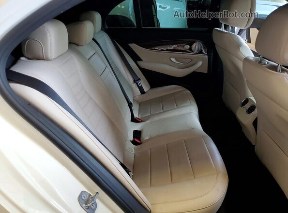WDDZF4JB3HA049265 2017 MERCEDES-BENZ E White უკანა სავარძლების ხედი