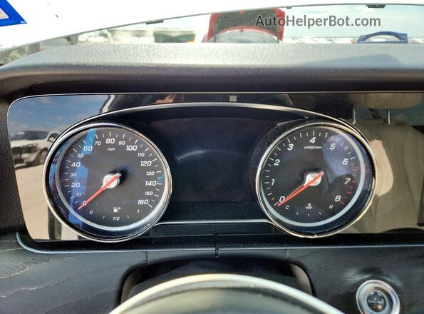 WDDZF4JB3HA171558 2017 MERCEDES-BENZ E White Вид щитка приладів