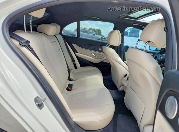 WDDZF4JB3HA171558 2017 MERCEDES-BENZ E White Вид задніх сидінь