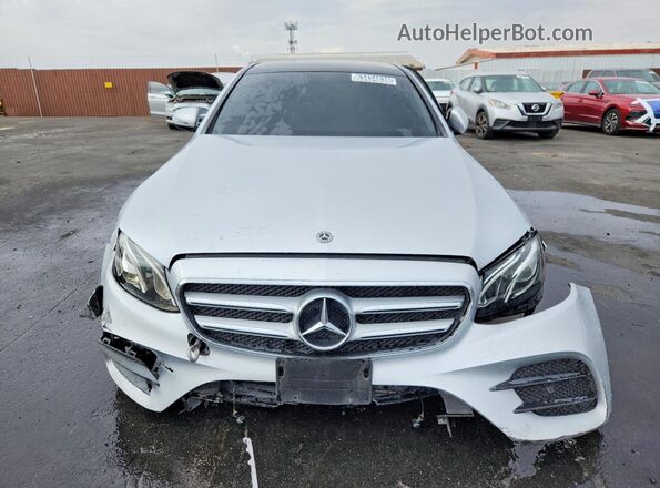WDDZF4JB3JA439305 2018 MERCEDES-BENZ E Silver Front view