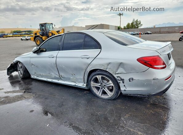 WDDZF4JB3JA439305 2018 MERCEDES-BENZ E Silver Rear left