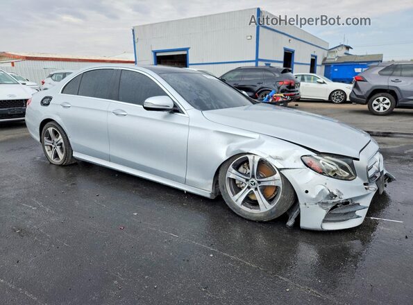 WDDZF4JB3JA439305 2018 MERCEDES-BENZ E Silver Front right