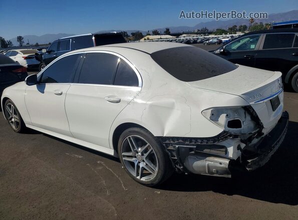 WDDZF4JB3JA457593 2018 MERCEDES-BENZ E White Trasero izquierdo