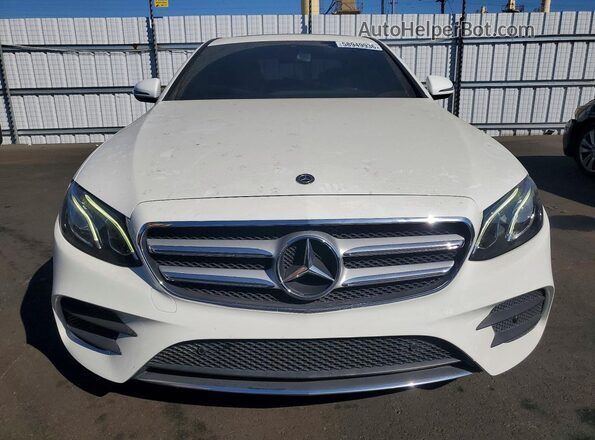 WDDZF4JB3JA457593 2018 MERCEDES-BENZ E White Vista frontal