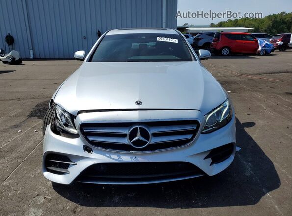 WDDZF4JB3KA561616 2019 MERCEDES-BENZ E Silver Front view
