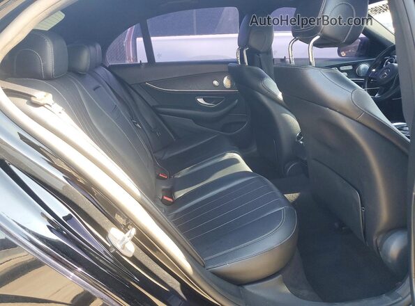 WDDZF4JB4HA055978 2017 MERCEDES-BENZ E Black უკანა სავარძლების ხედი