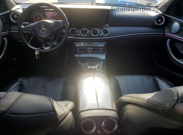 WDDZF4JB4HA055978 2017 MERCEDES-BENZ E Black წინა პანელის ხედი
