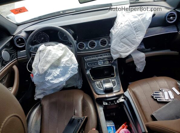 WDDZF4JB4HA072585 2017 MERCEDES-BENZ E White წინა პანელის ხედი