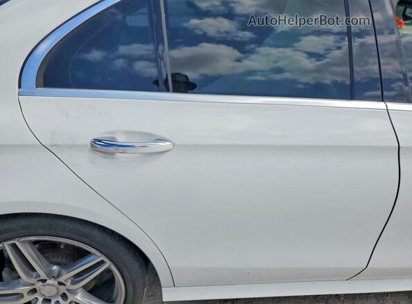 WDDZF4JB4HA072585 2017 MERCEDES-BENZ E White უკანა სავარძლების ხედი