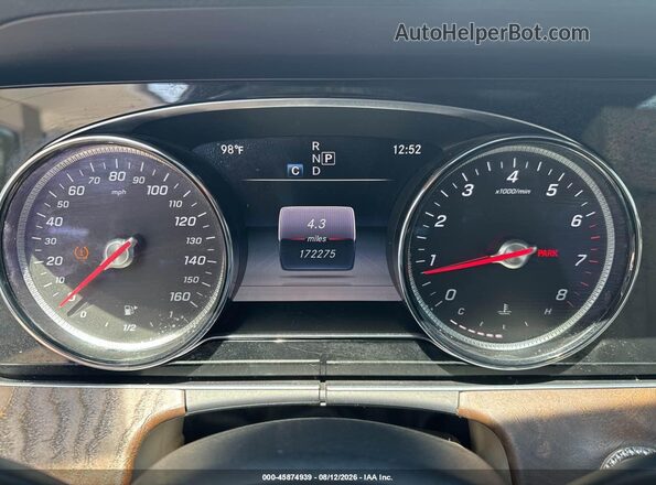 WDDZF4JB4HA198641 2017 MERCEDES-BENZ E-CLASS White Вид задніх сидінь