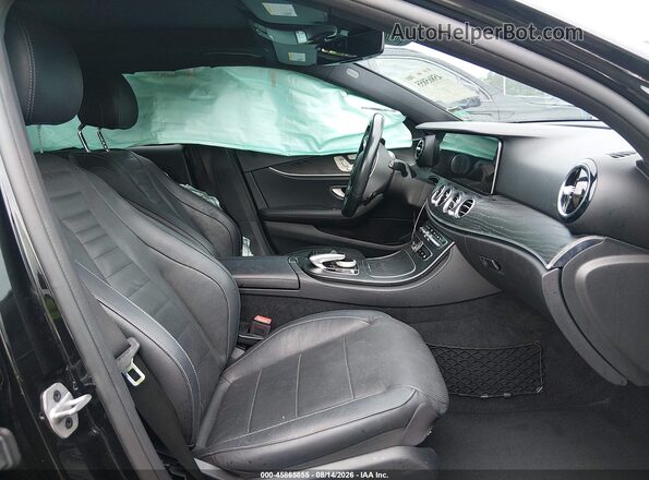 WDDZF4JB4KA512957 2019 MERCEDES-BENZ E-CLASS Black წინა სალონის ხედი