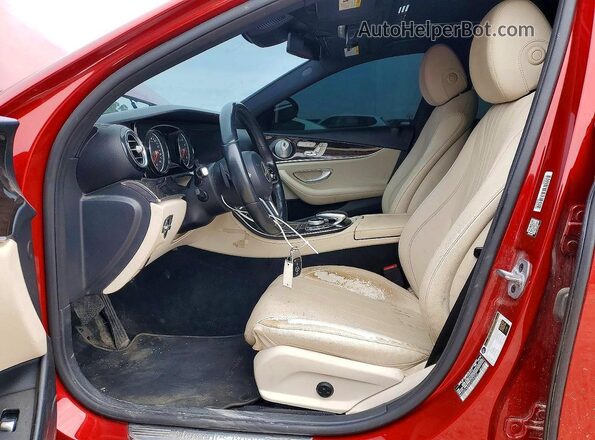 WDDZF4JB4KA520055 2019 MERCEDES-BENZ E Red წინა სალონის ხედი