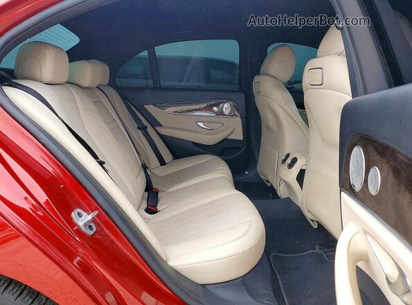 WDDZF4JB4KA520055 2019 MERCEDES-BENZ E Red უკანა სალონის ხედი