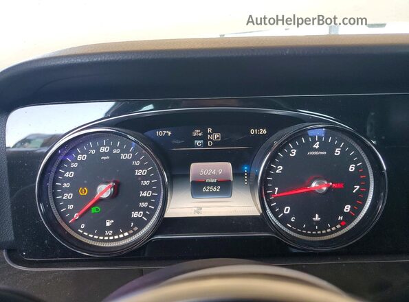 WDDZF4JB4KA526972 2019 MERCEDES-BENZ E Белый Вид щитка приборов