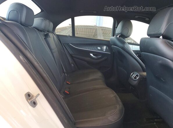 WDDZF4JB4KA526972 2019 MERCEDES-BENZ E Белый Вид задних сидений