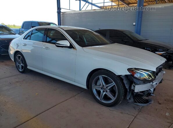WDDZF4JB4KA526972 2019 MERCEDES-BENZ E Белый Передняя правая четверть